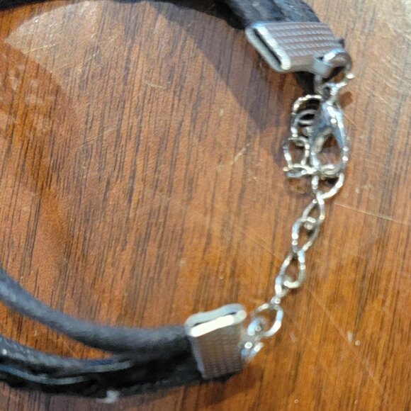 Braided Multistrand Bracelet With A Cat, Tree Of Life And Infinity Links - Picture 6 of 8